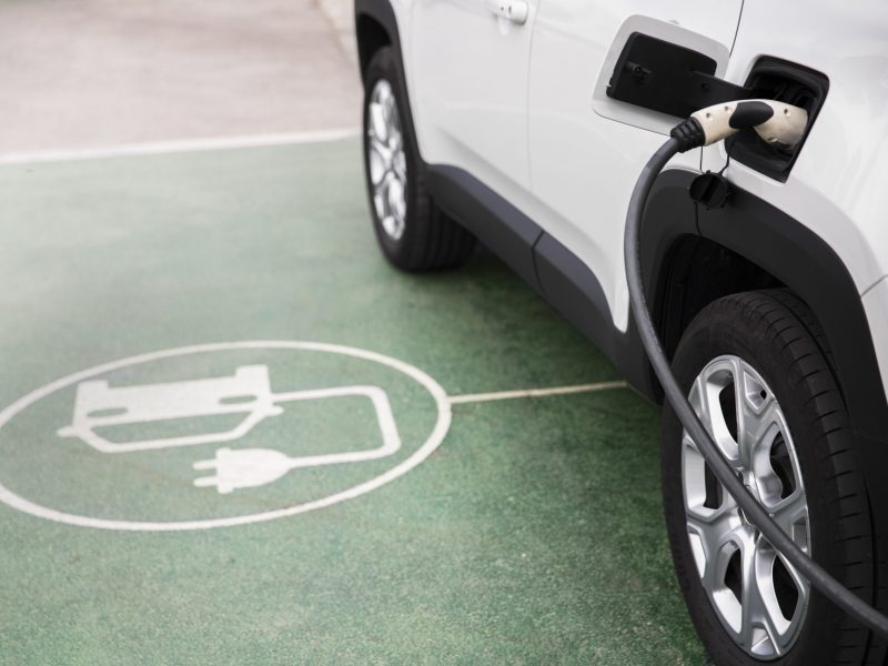 close-up-electric-car-charging
