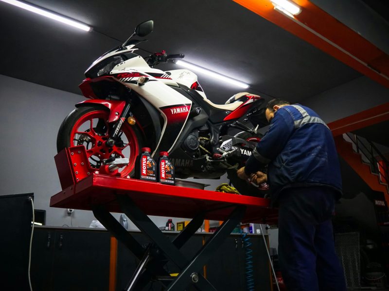 mécano de moto
